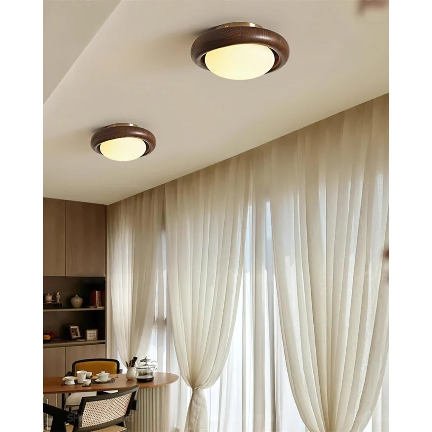 Mozofo Japandi Style Ceiling Light