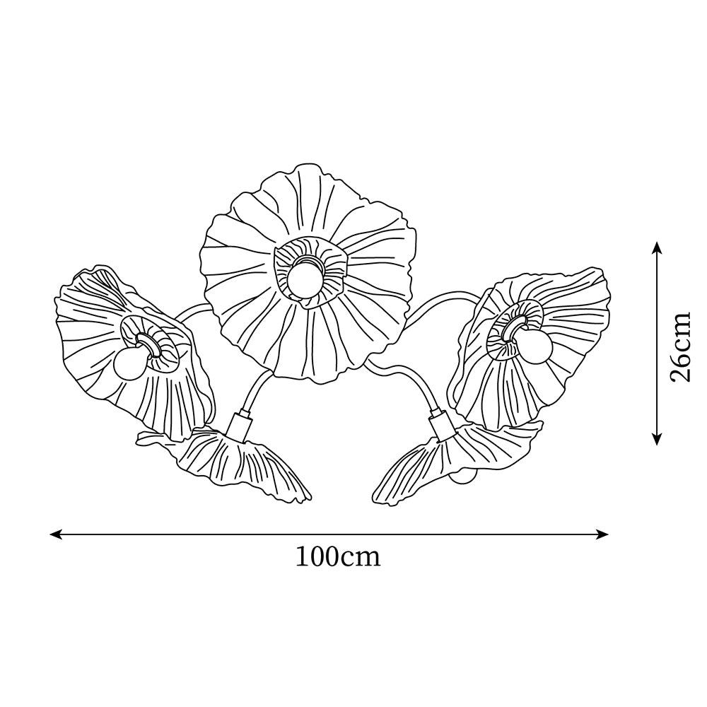 Ormenu Flower Ceiling Light