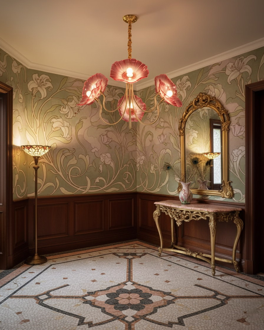 Greyen Floral Chandelier