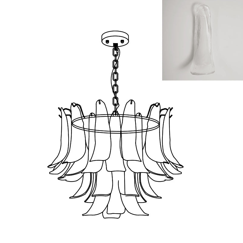 Hariro Petal Chandelier