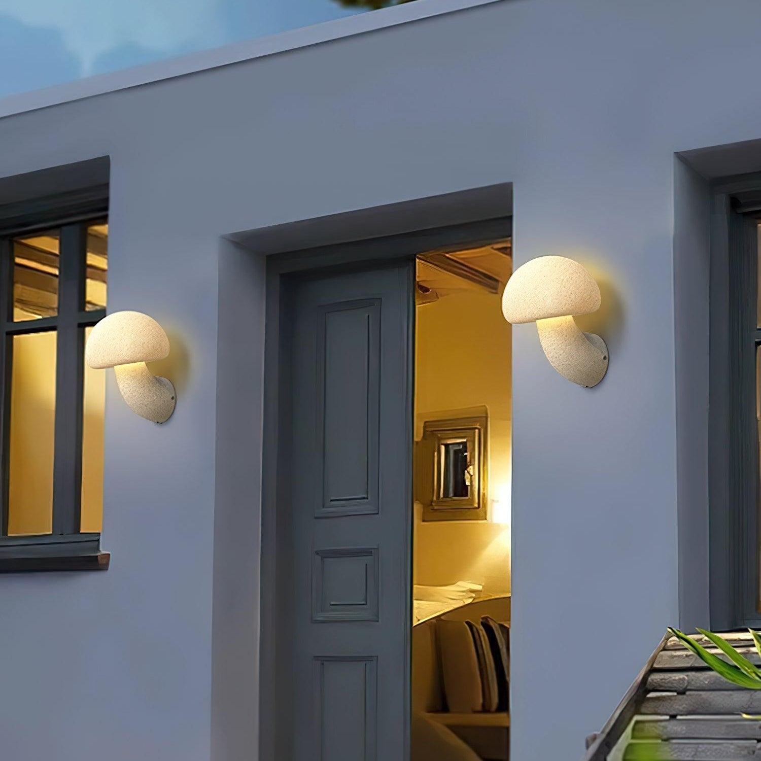 Mushroom Wall Light With Plug