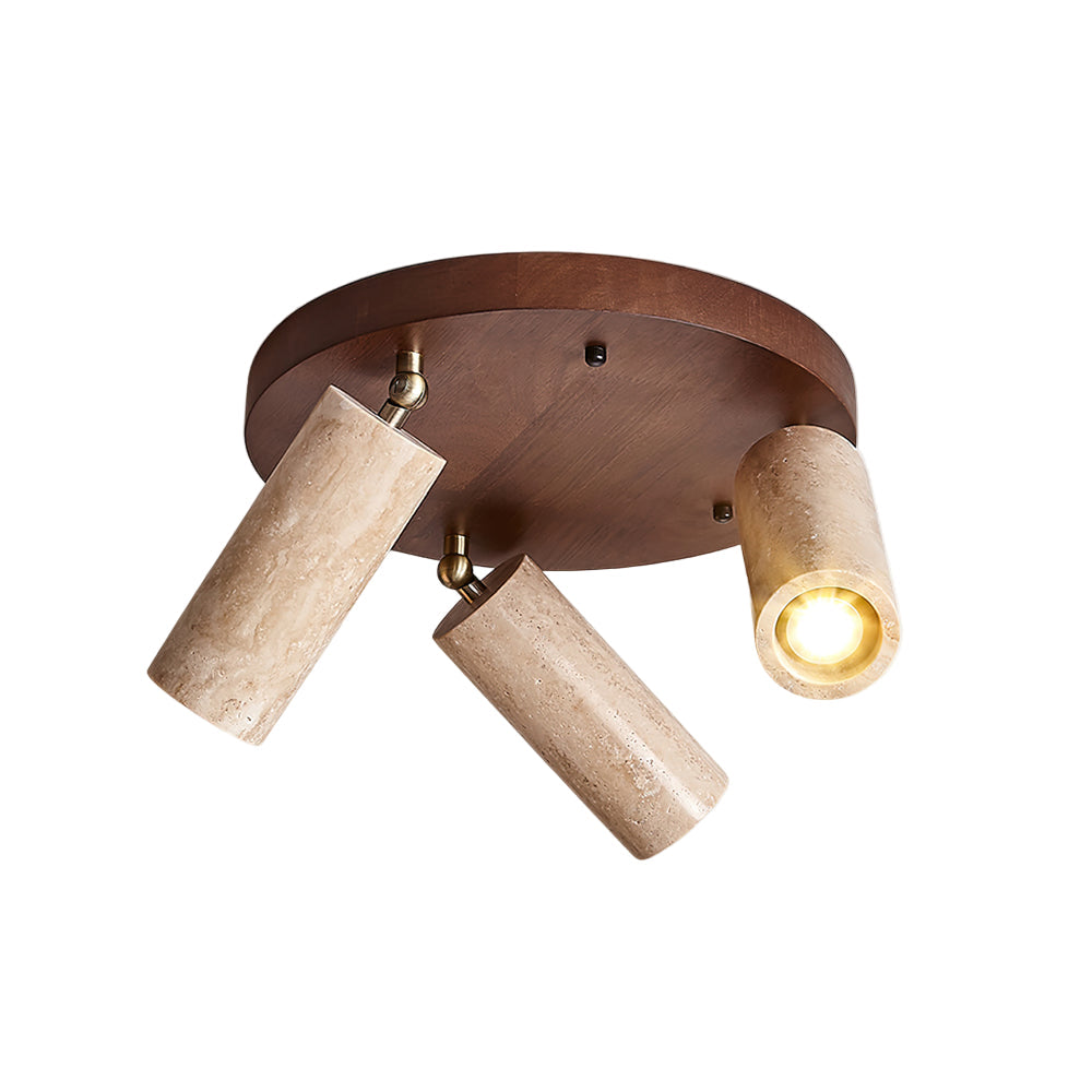 Zimmy Travertine Ceiling Light