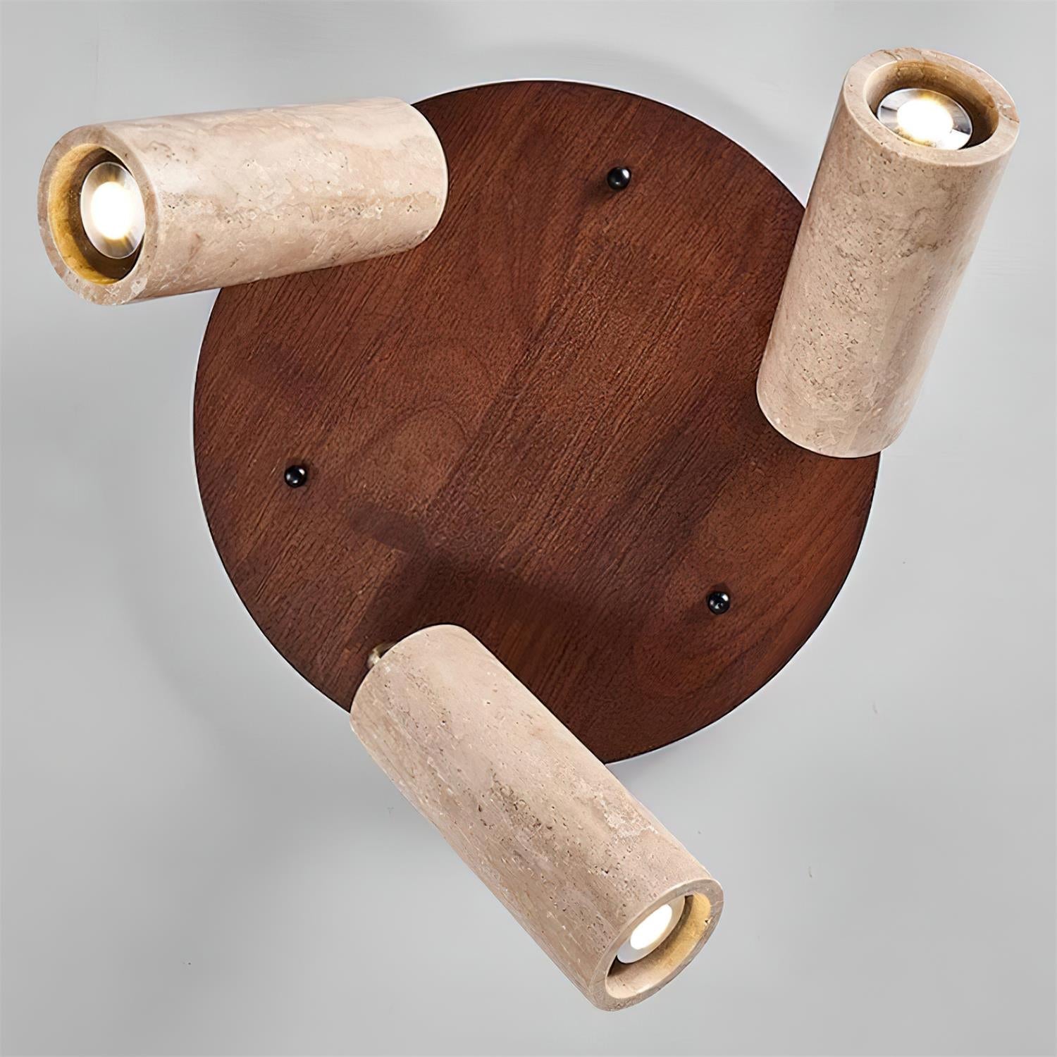 Zimmy Travertine Ceiling Light