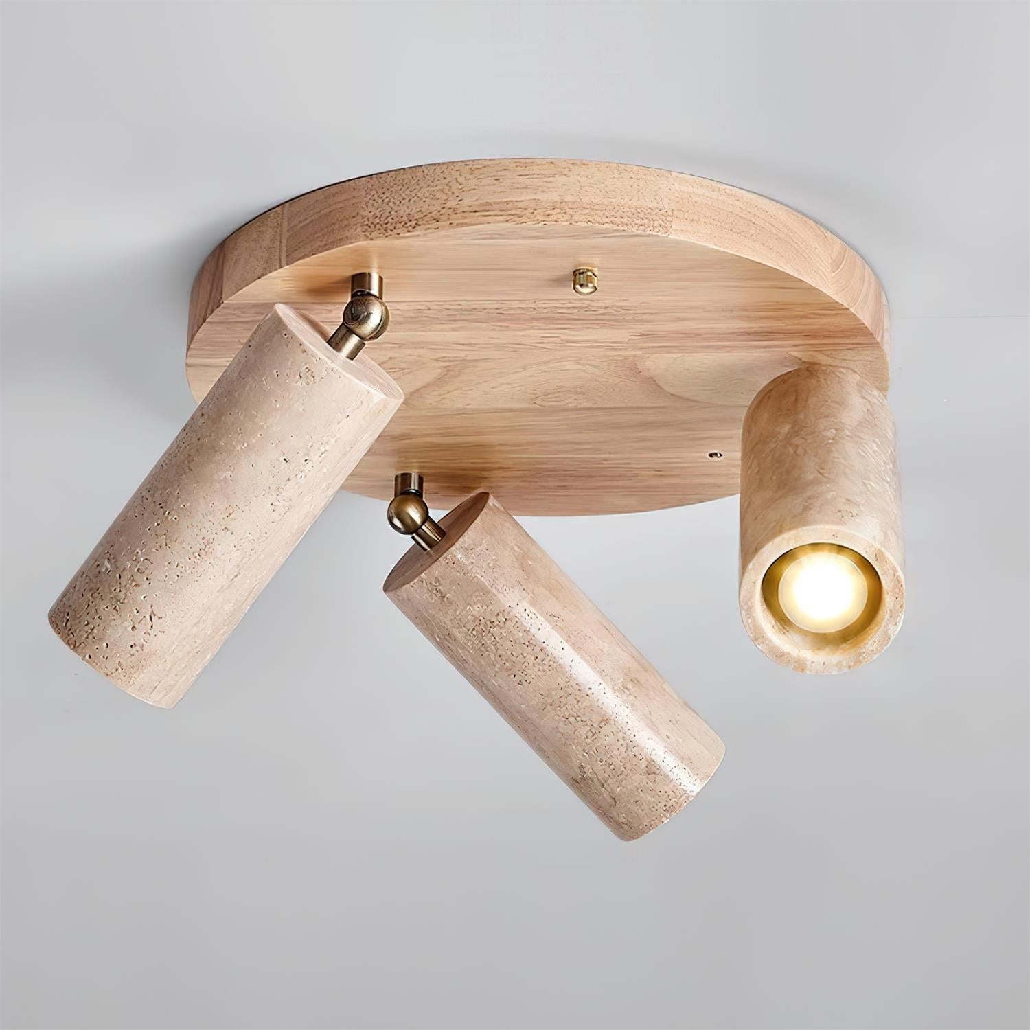 Zimmy Travertine Ceiling Light