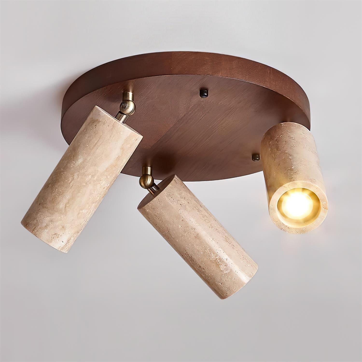 Zimmy Travertine Ceiling Light