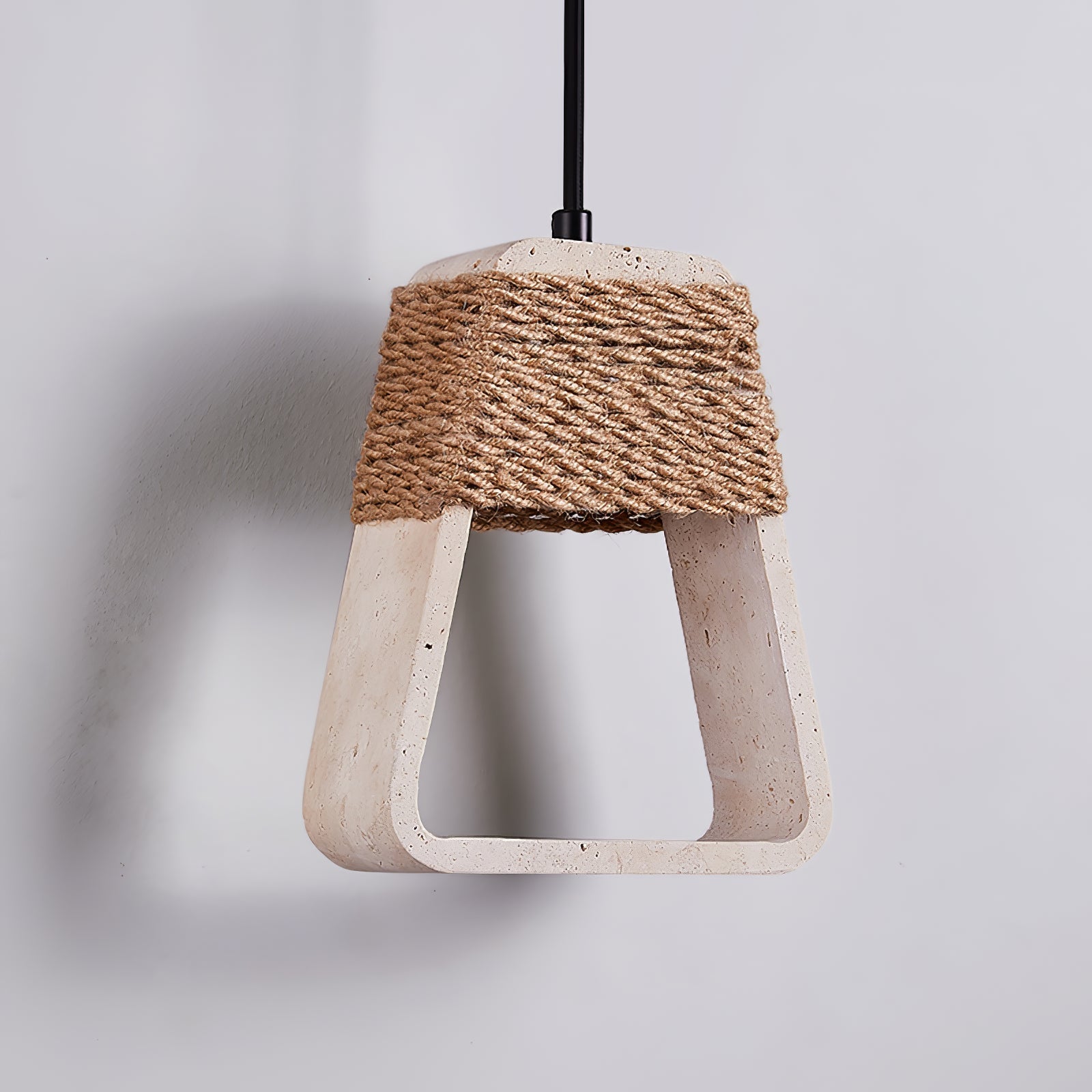 Monas Natural Stone Pendant Light