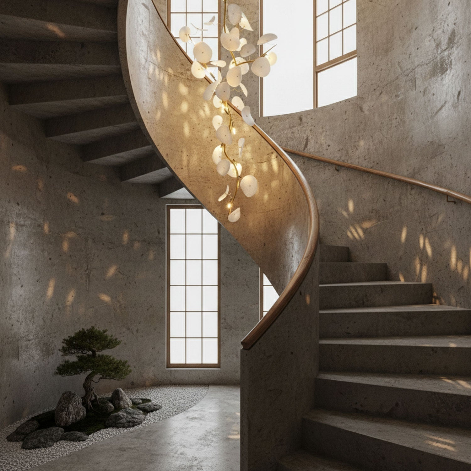 Nekatuza Flower Ceiling Light