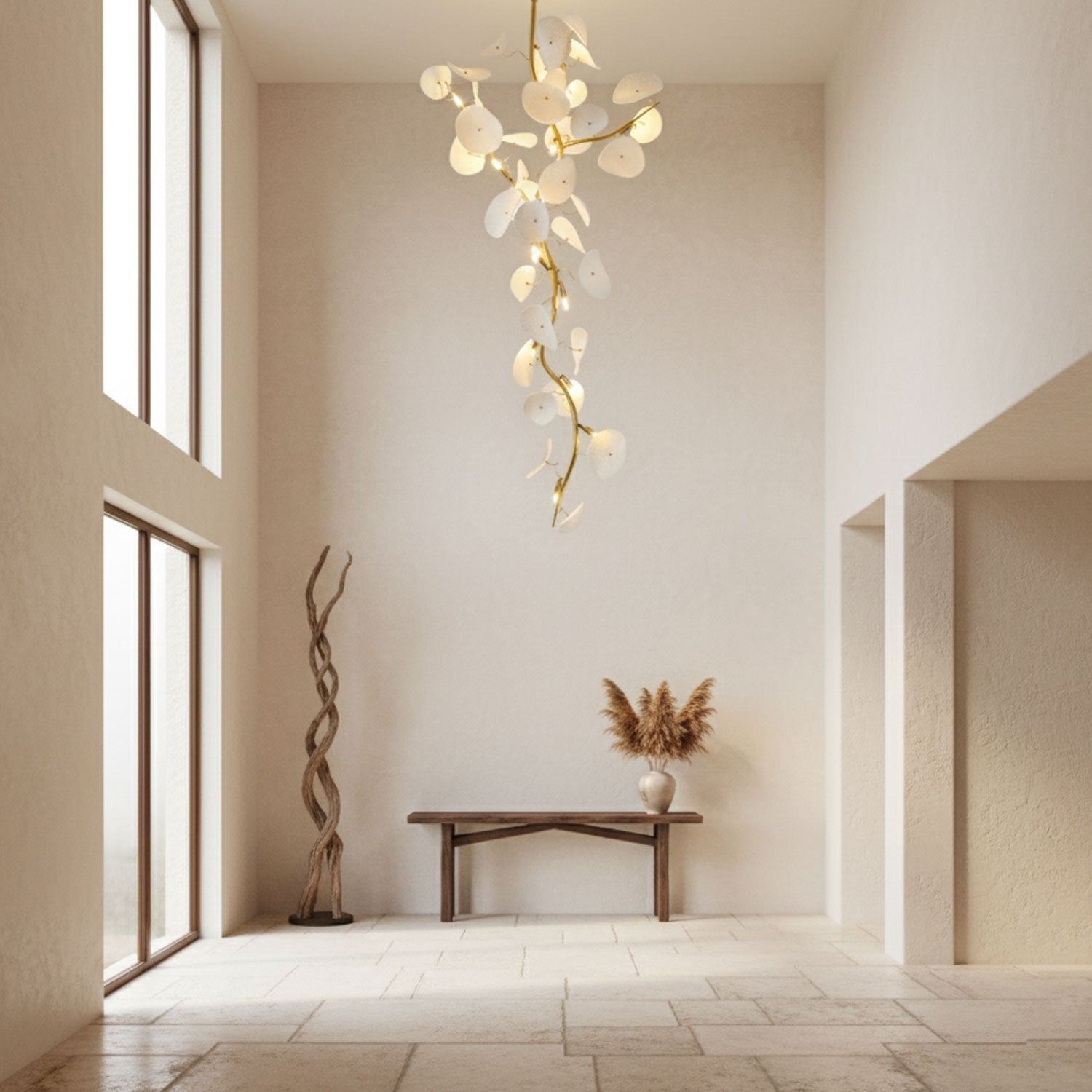Nekatuza Flower Ceiling Light