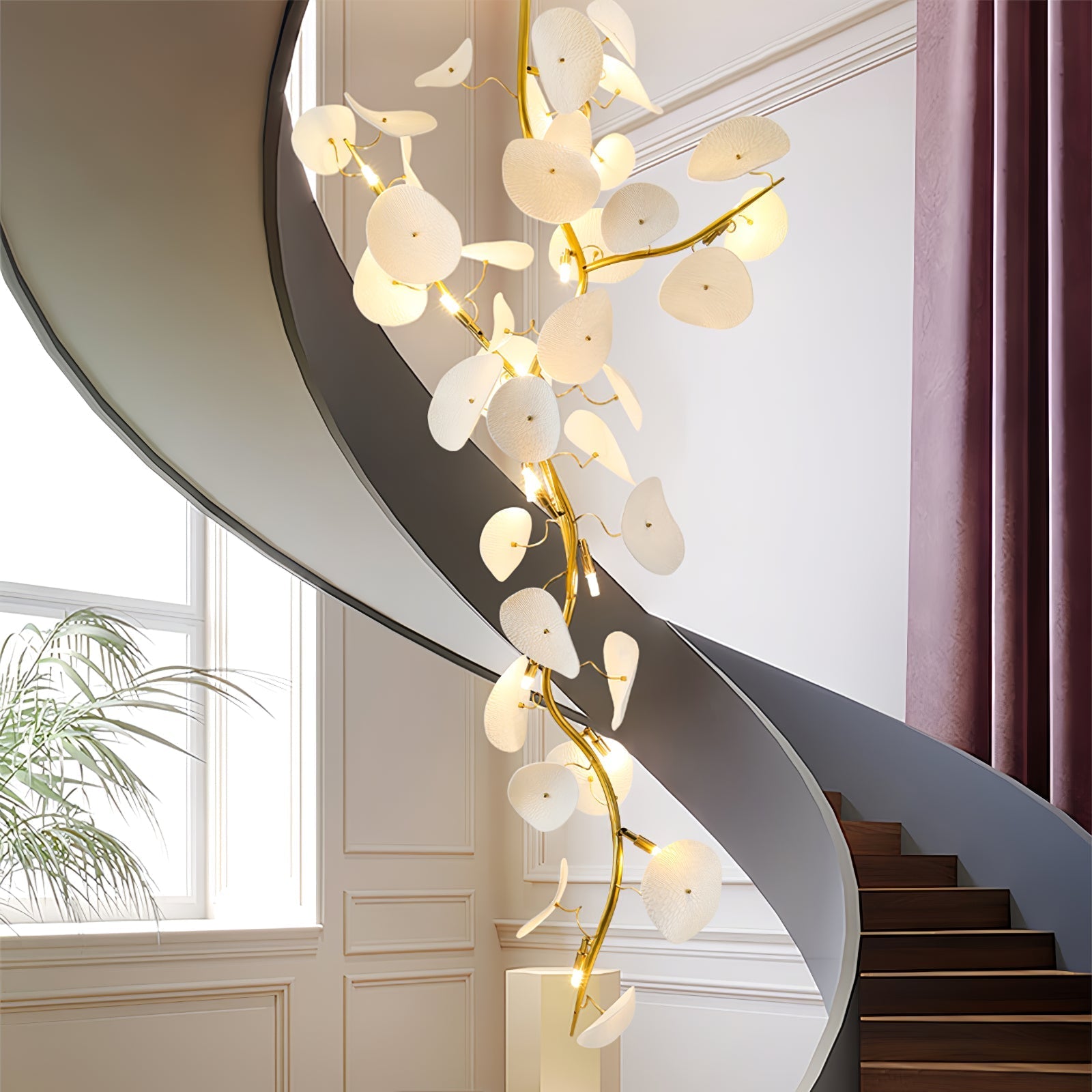 Nekatuza Flower Ceiling Light