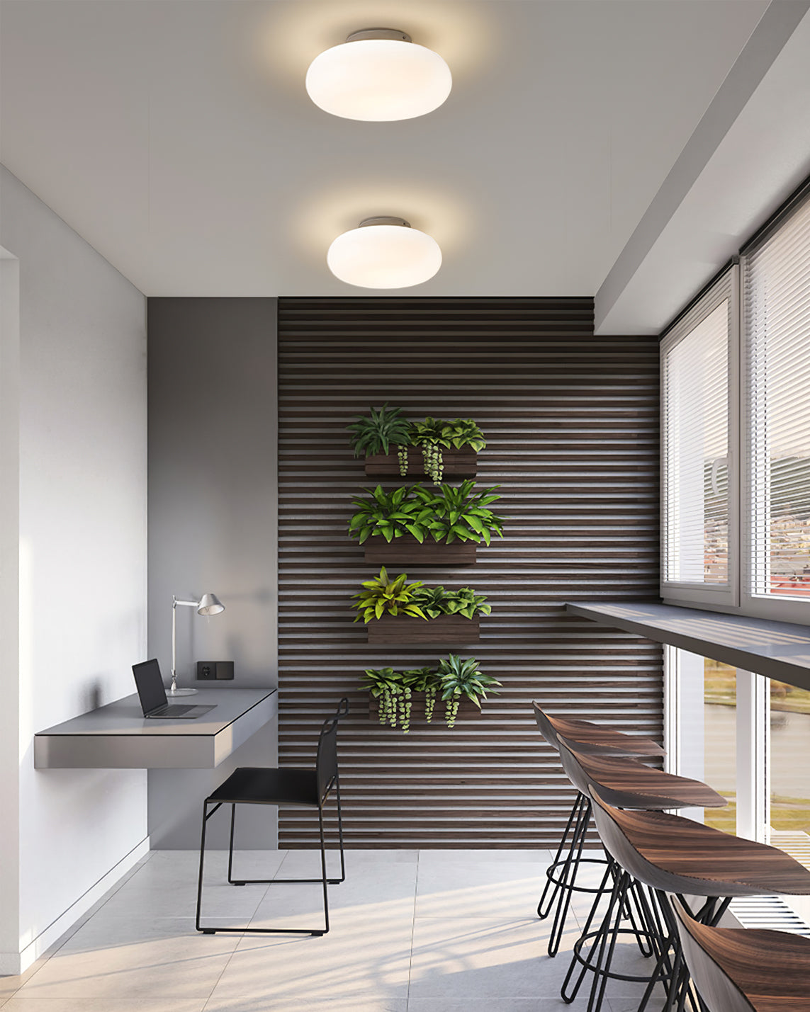Tavton Ellipsoid Ceiling Light