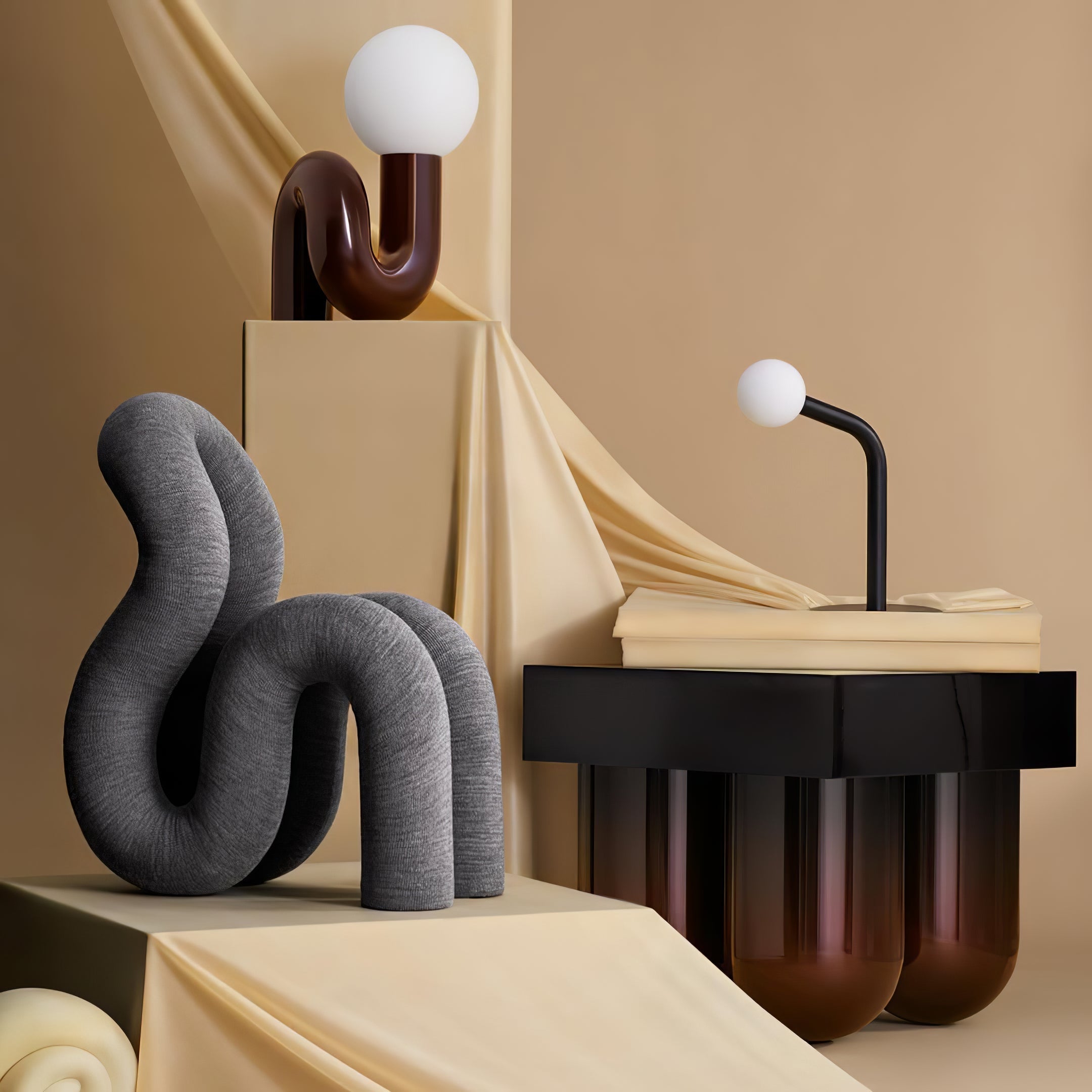 Curlshape Table Lamp