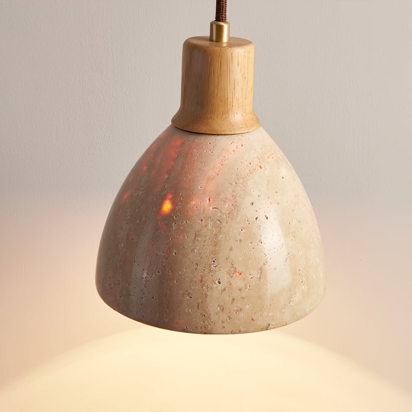 Mivo Natural Stone Pendant Light
