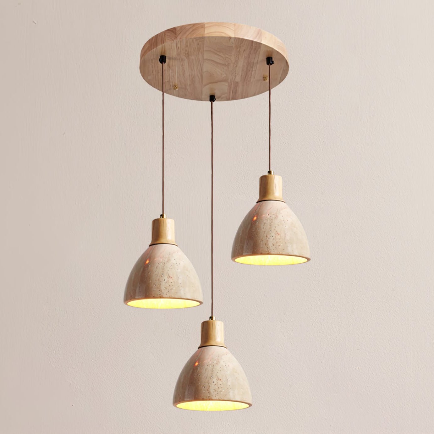 Mivo Natural Stone Pendant Light