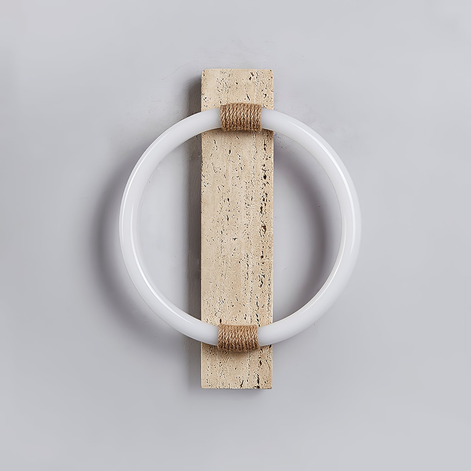 Nys Ring Design Natural Stone Wall Light