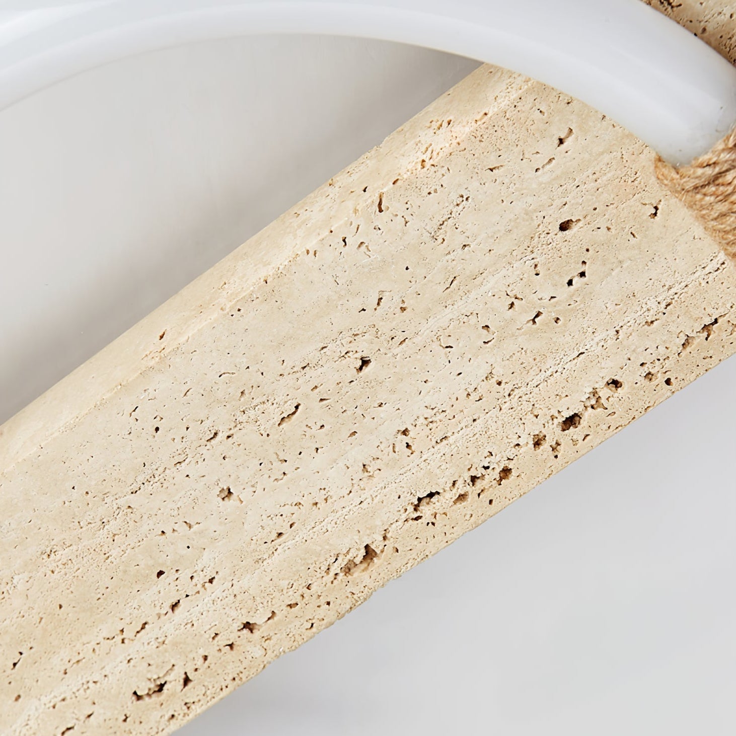 Nys Ring Design Natural Stone Wall Light