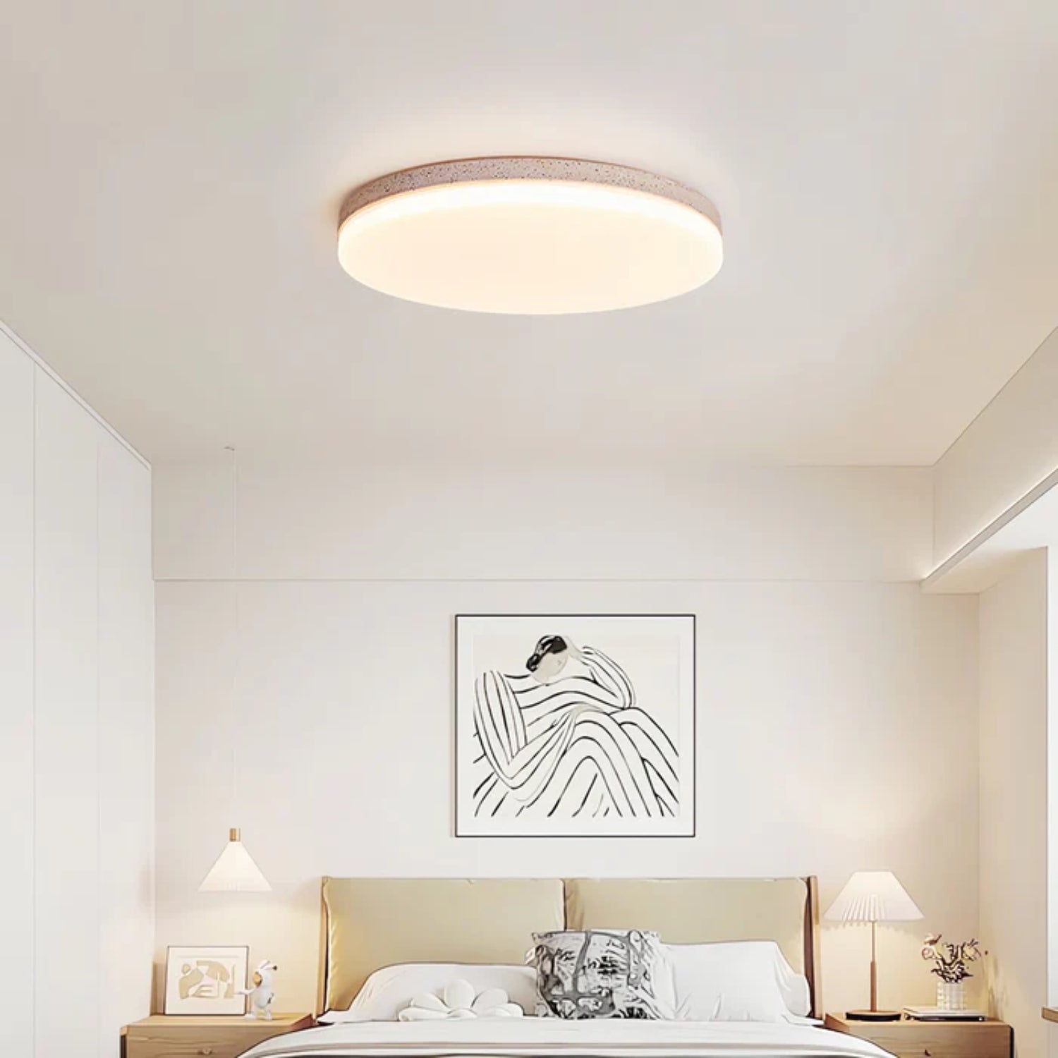 Noaze Natural Stone Ceiling Light