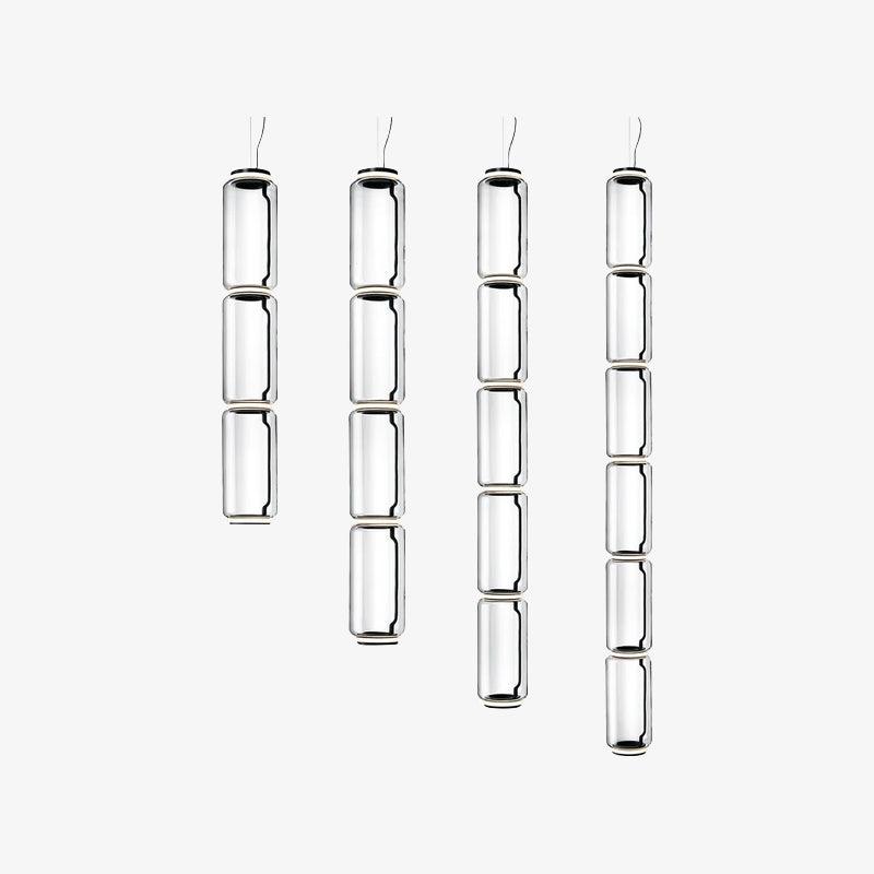 Teyylino Cylindrical Glass Pendant Light