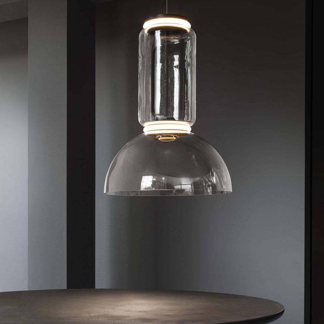 Teyylino Cylindrical Glass Pendant Light