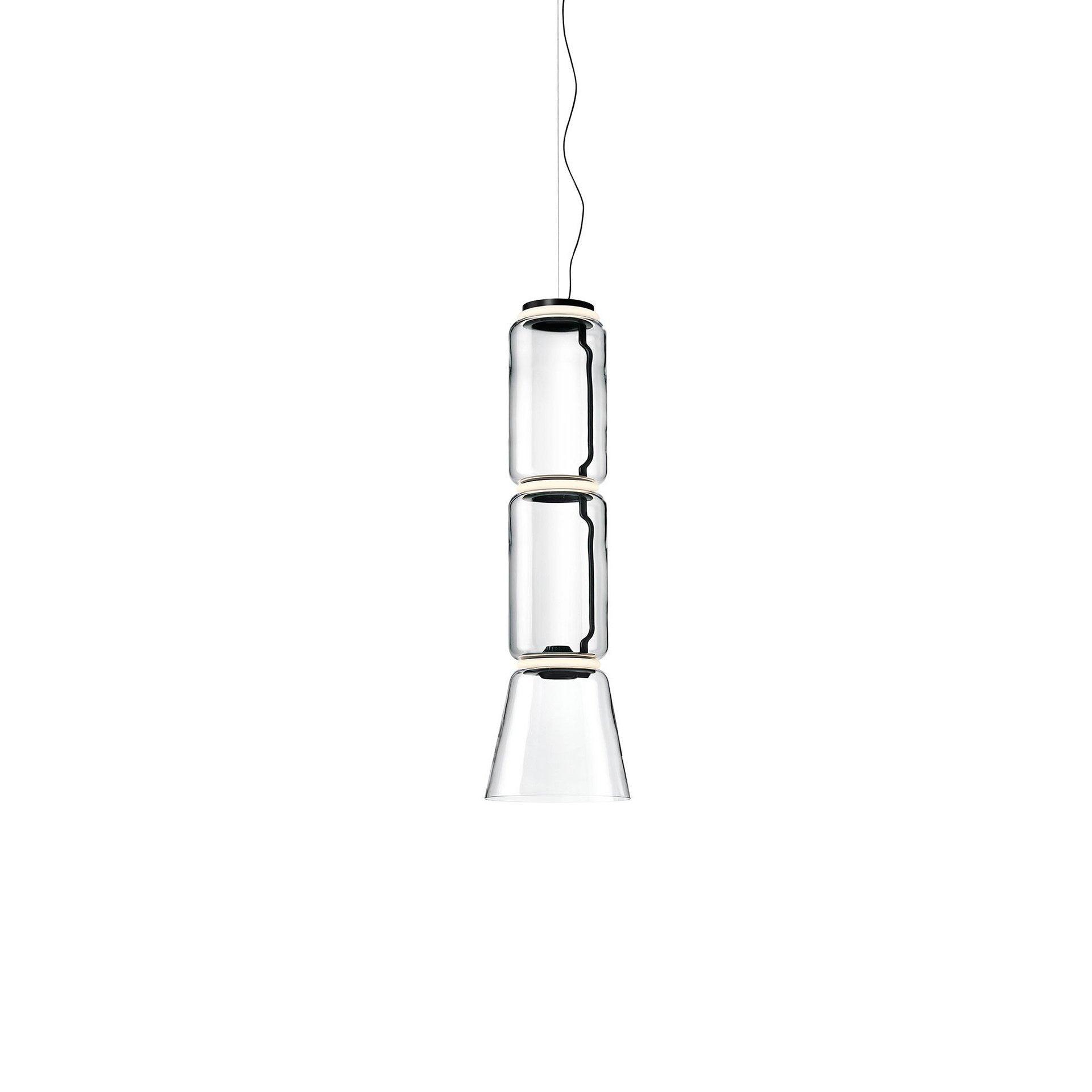 Teyylino Cylindrical Glass Pendant Light