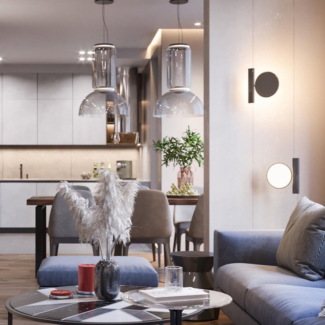 Teyylino Cylindrical Glass Pendant Light
