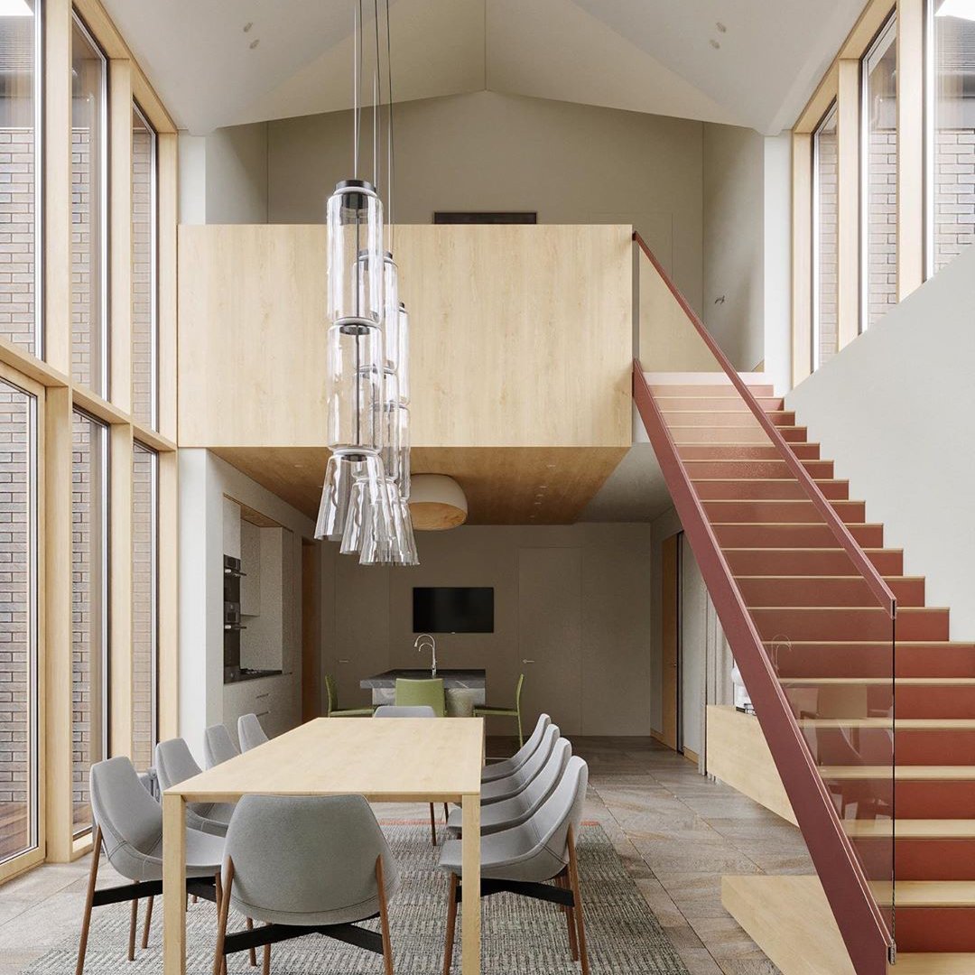 Teyylino Cylindrical Glass Pendant Light