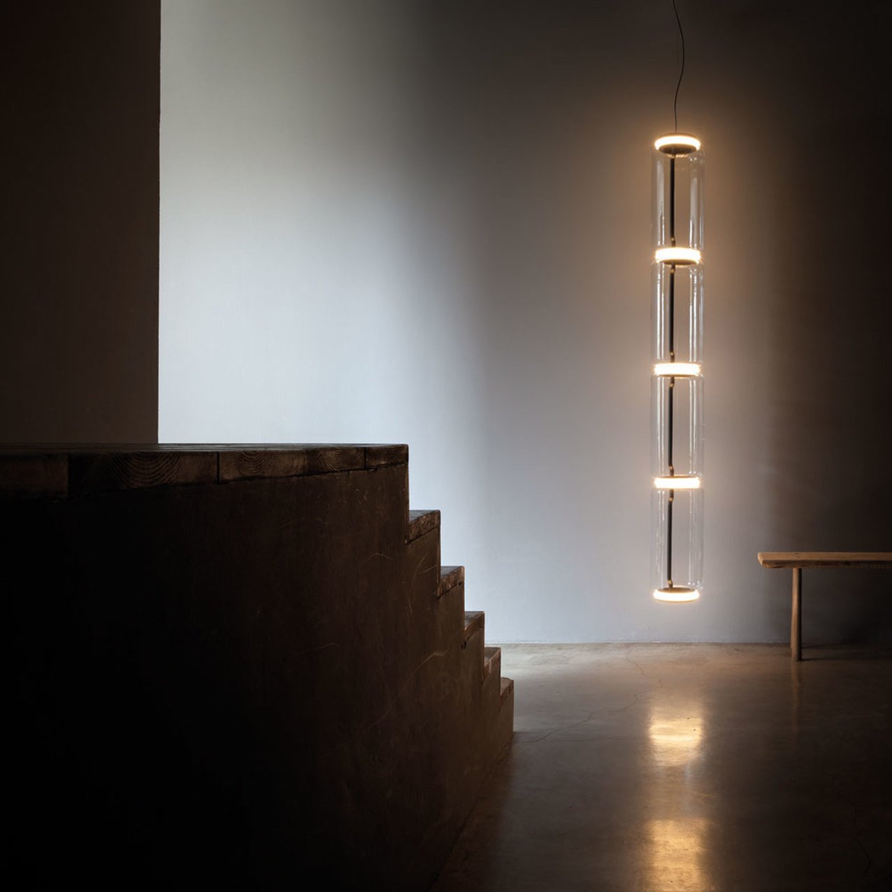 Teyylino Cylindrical Glass Pendant Light