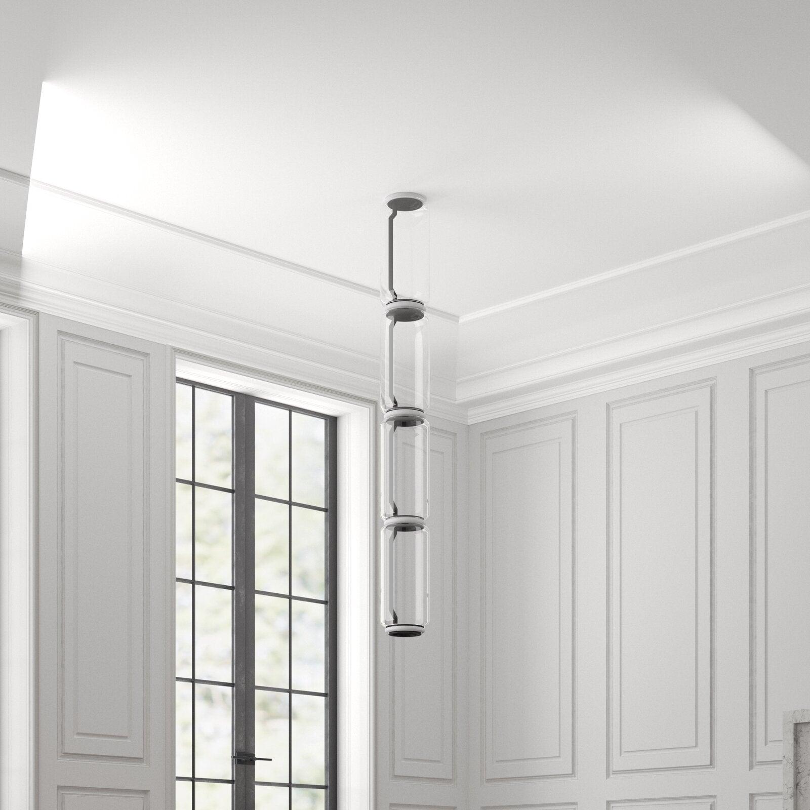 Teyylino Cylindrical Glass Pendant Light