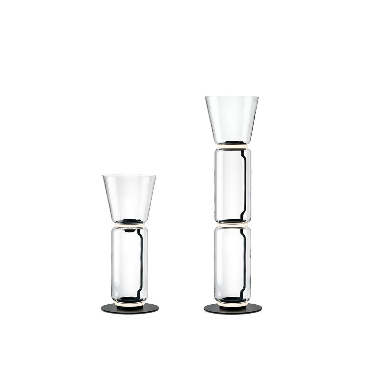 Teyylino Cylindrical Glass Floor Lamp