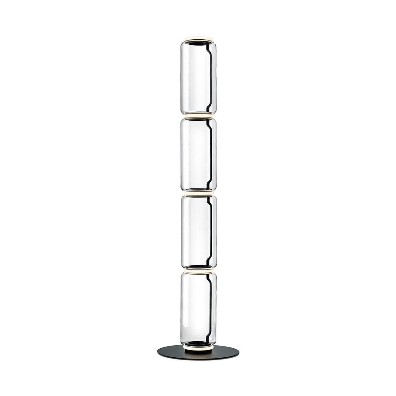 Teyylino Cylindrical Glass Floor Lamp