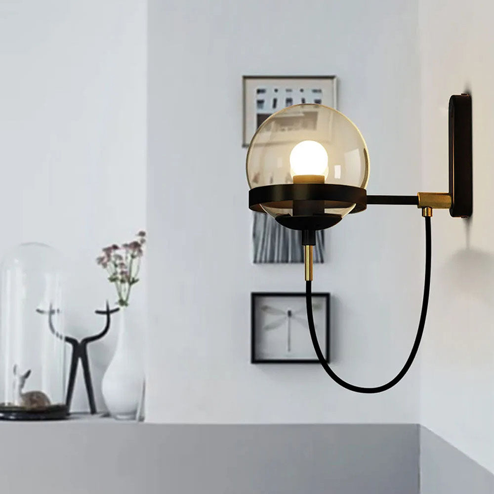 Zelva Retro Spherical Wall Light