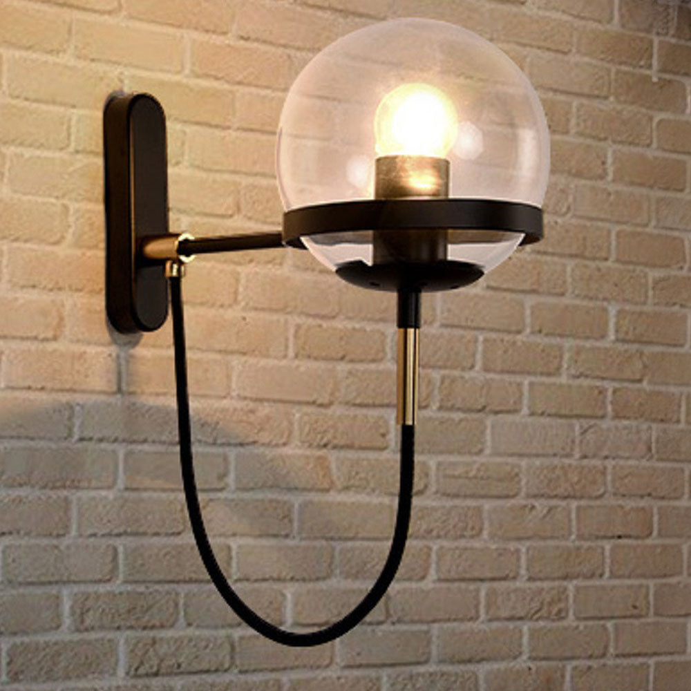 Zelva Retro Spherical Wall Light