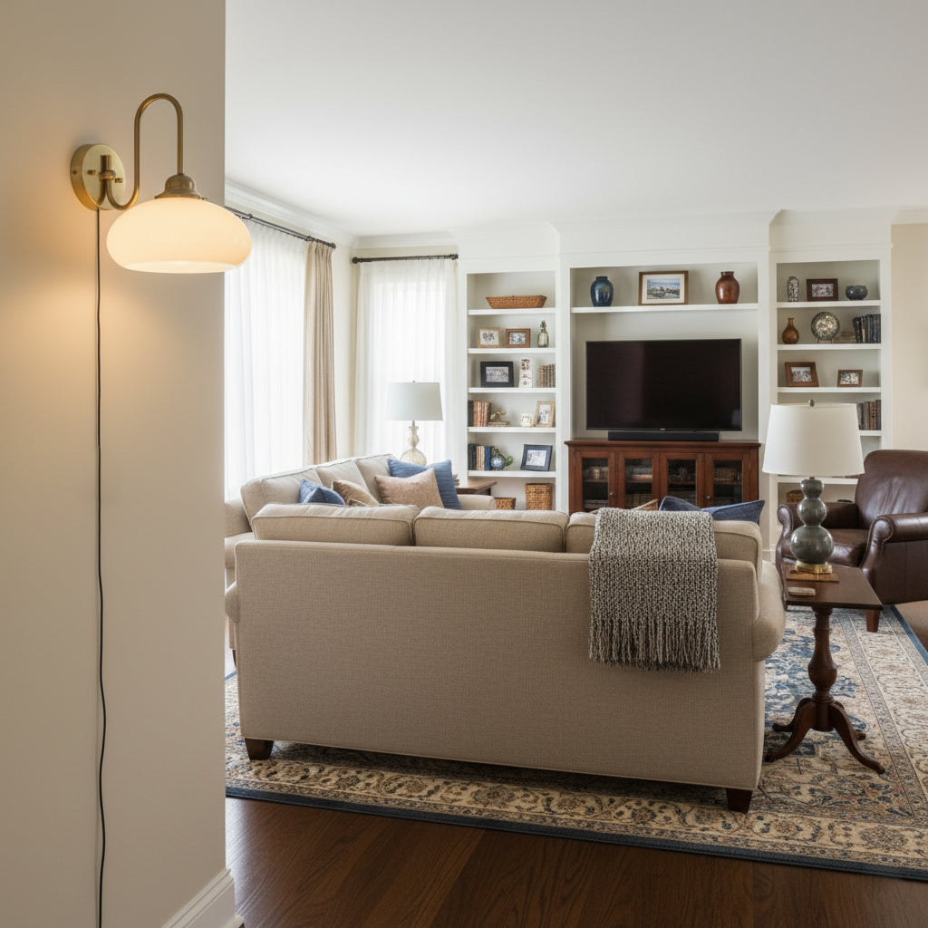 Harelay Plug In Wall Light