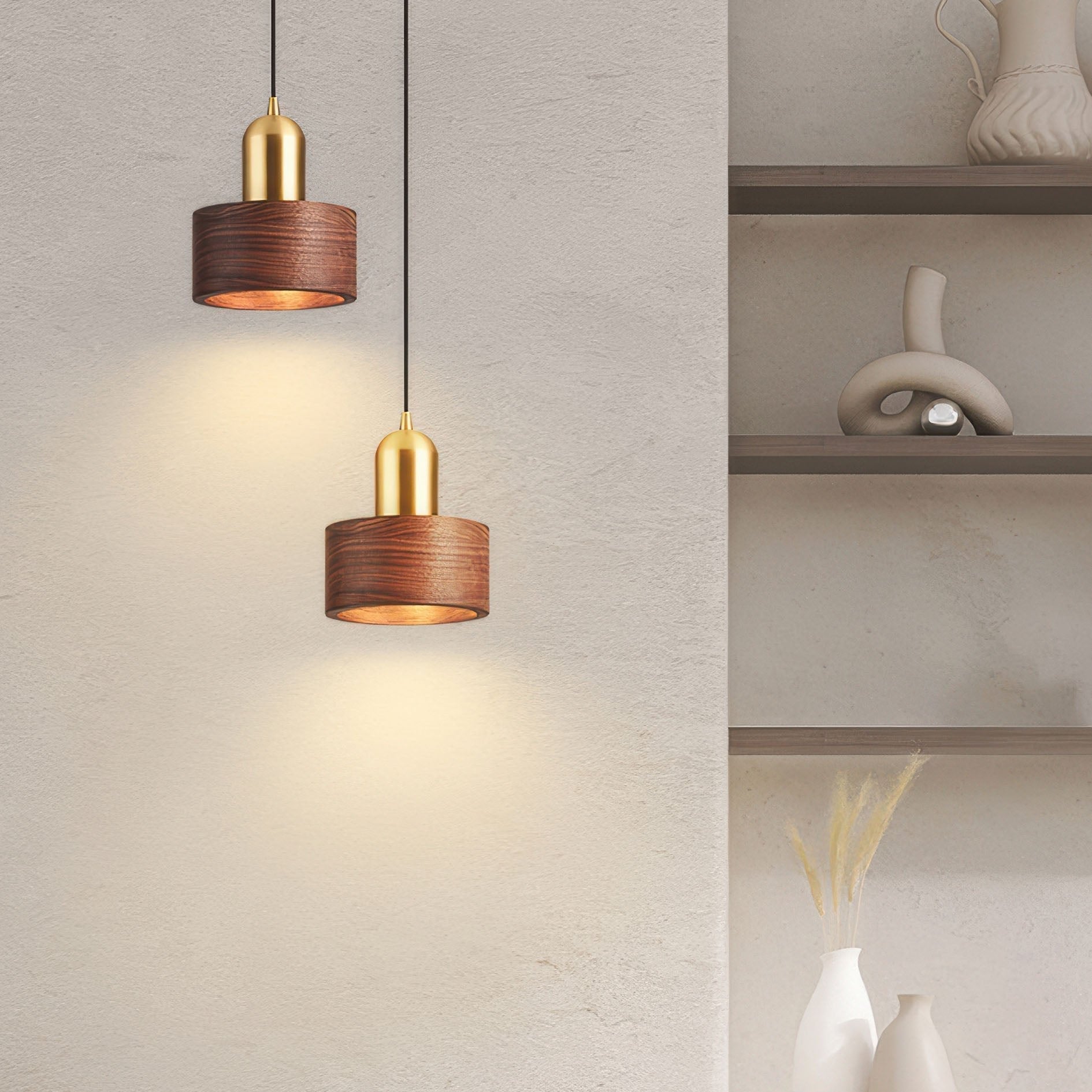 Japanese Cone Pendant Light