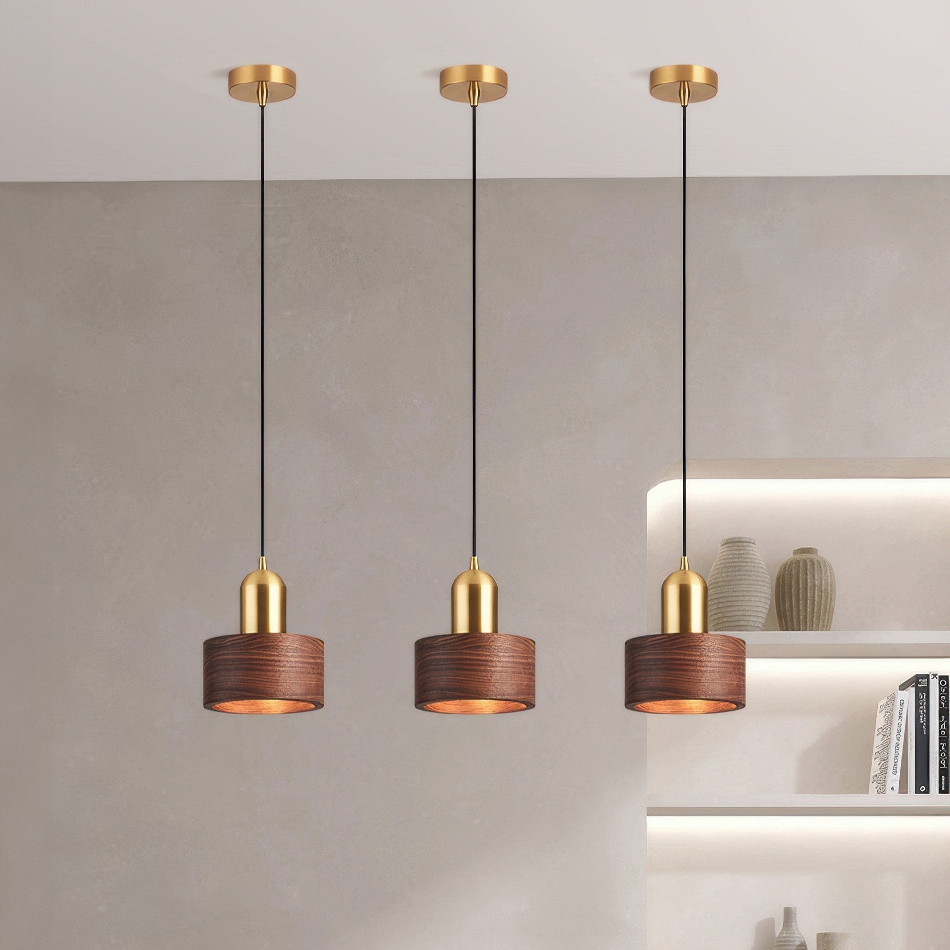 Japanese Cone Pendant Light