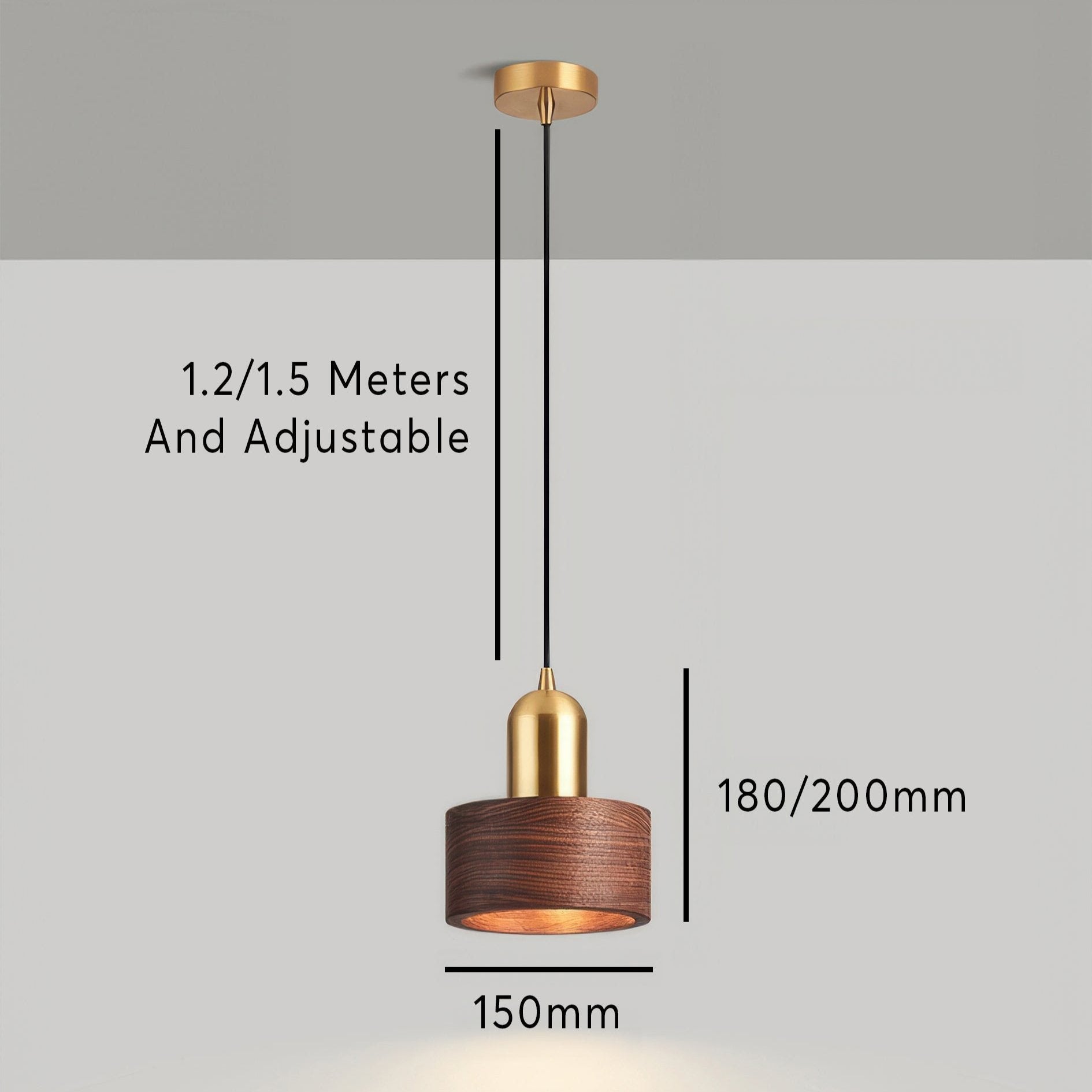 Japanese Cone Pendant Light