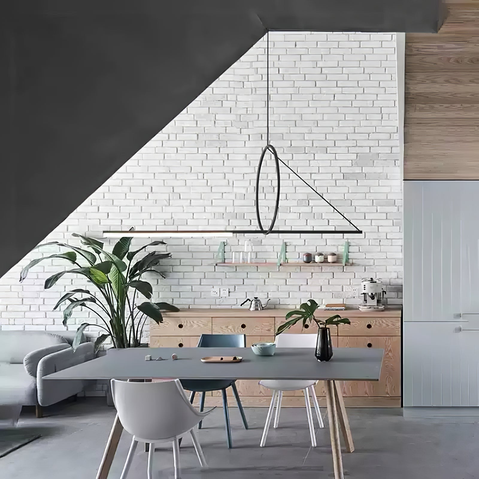 Renafy Circle Design Pendant Light