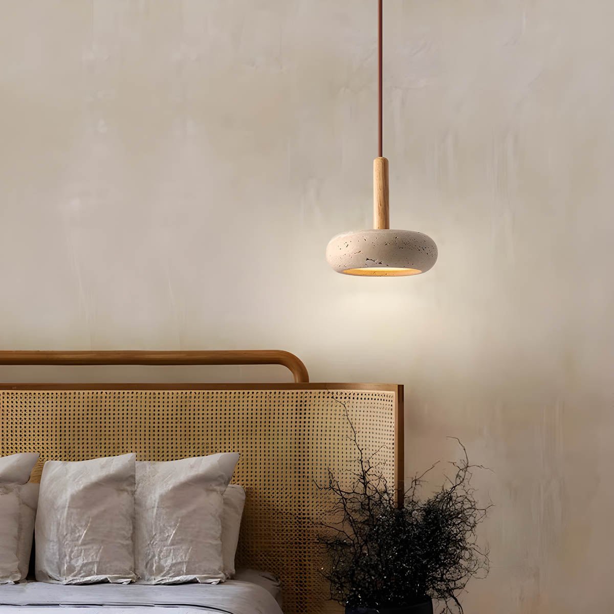 Ostoha Travertine Pendant Light