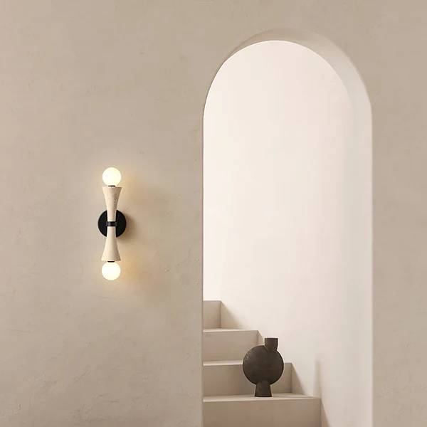Obelize Duo Natural Stone Wall Light