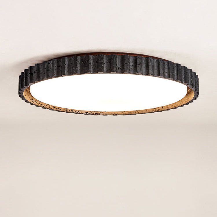 Obelso Travertine Ceiling Light