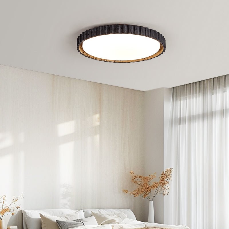 Obelso Travertine Ceiling Light