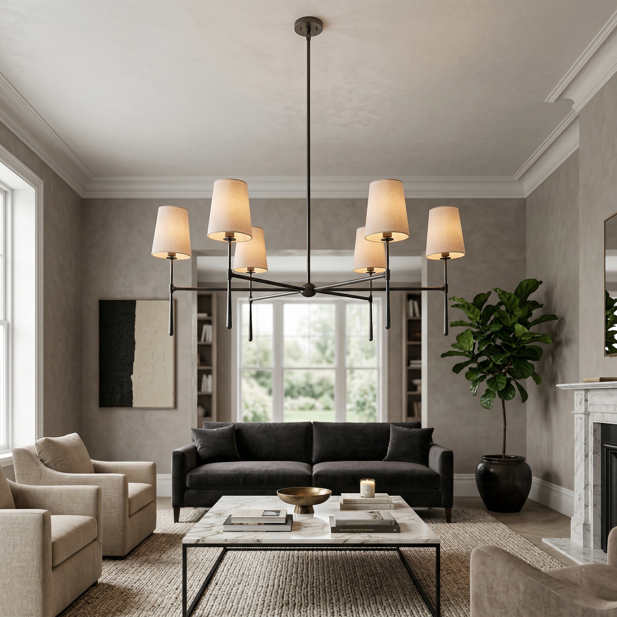 Ashin Round Chandelier