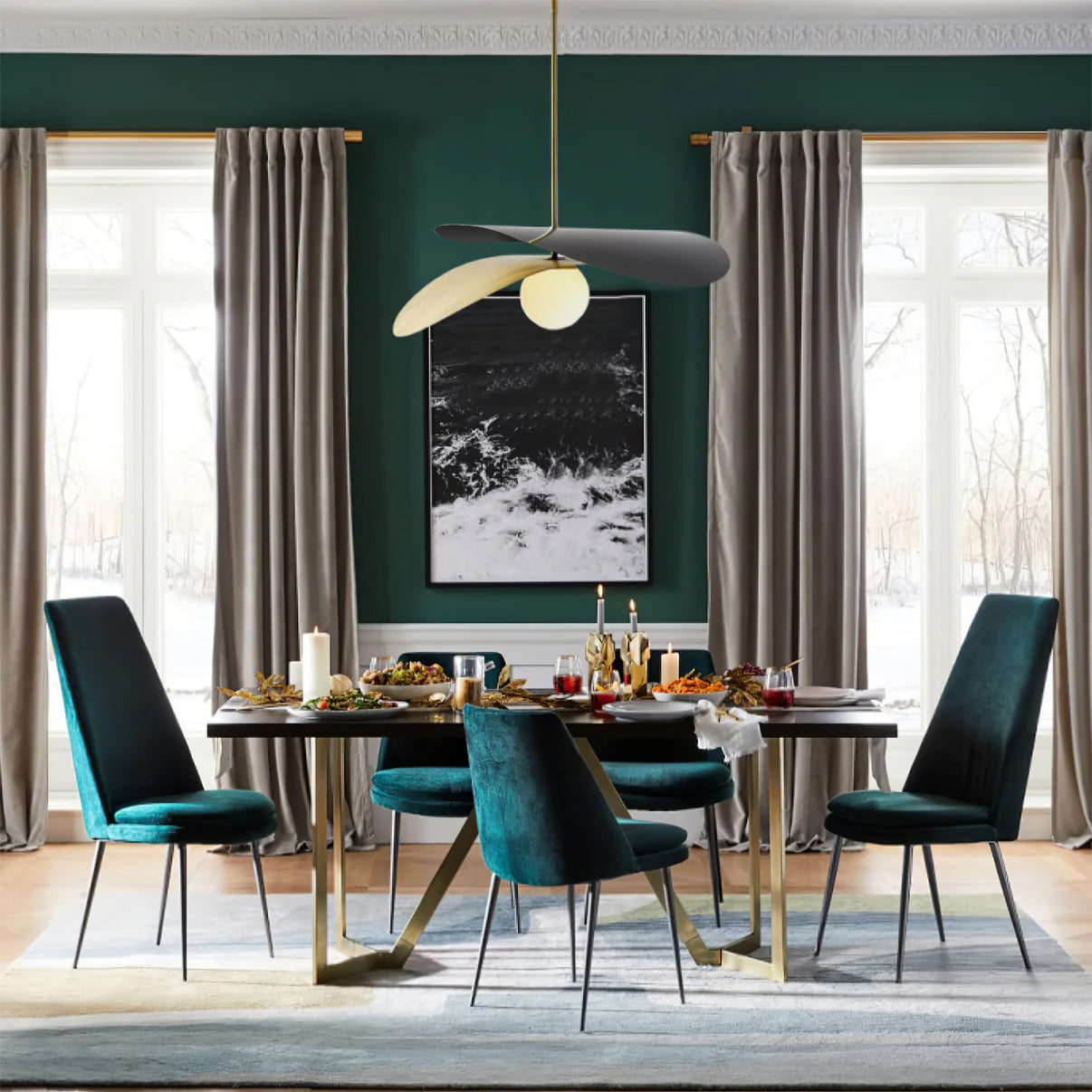 Linus Leaf Pendant Light
