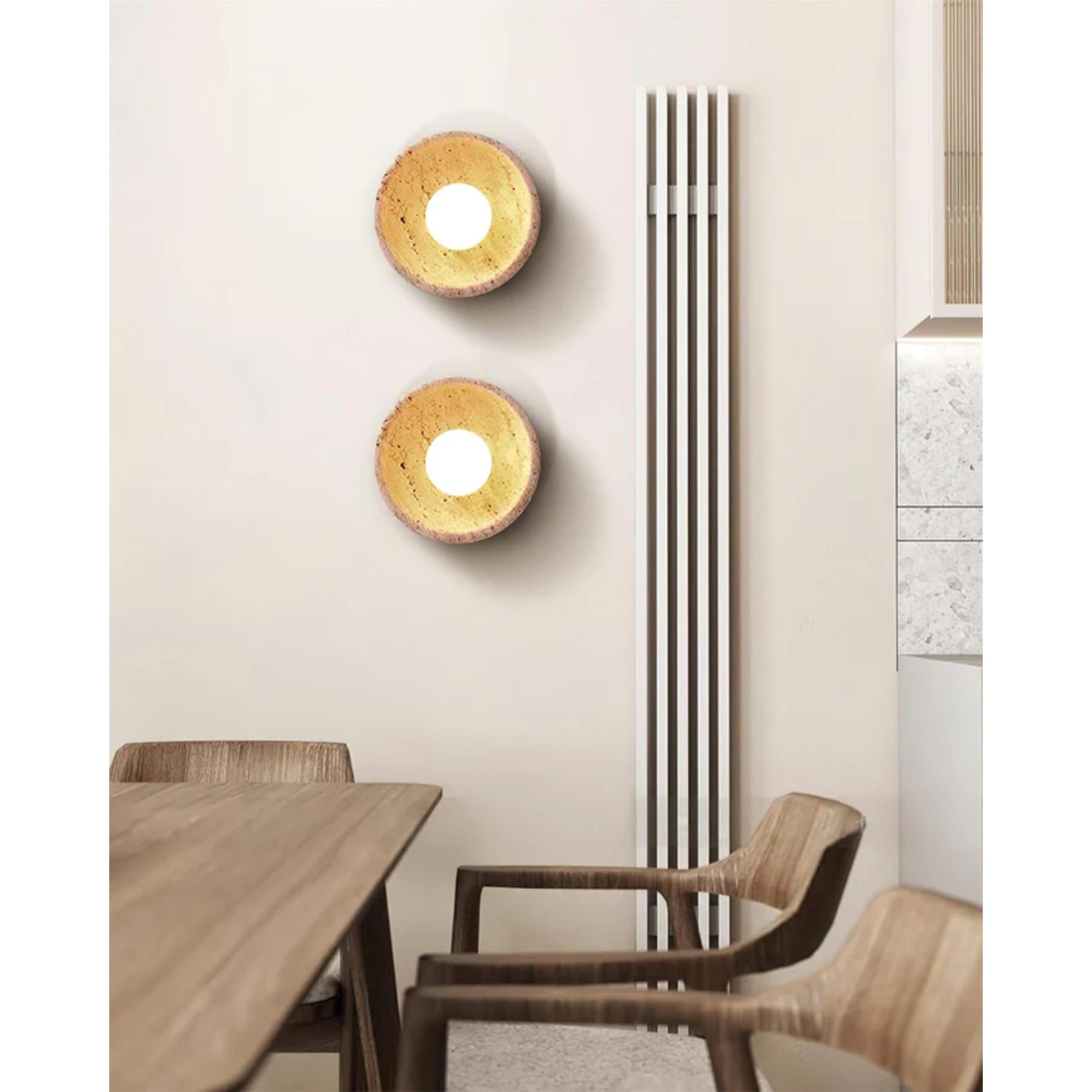 Trivona Travertine Wall Light