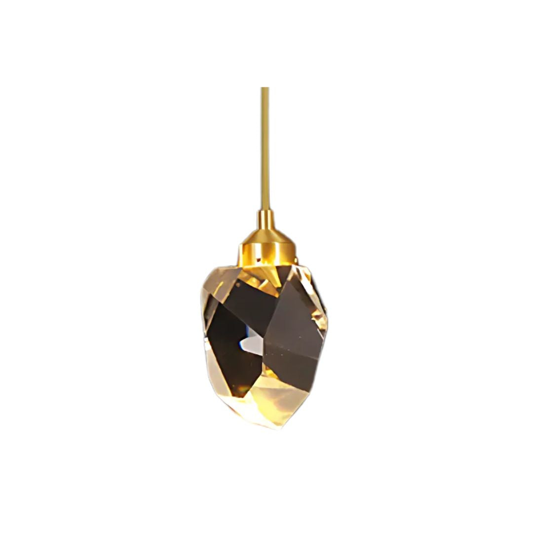 Raindrop Gold Accent Pendant Light