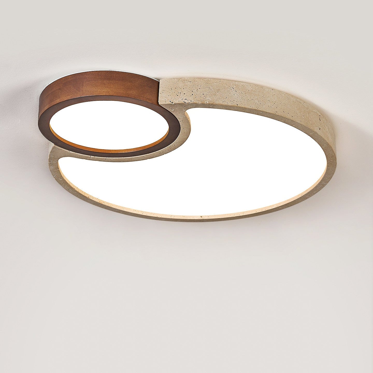 Torev Travertine Ceiling Light