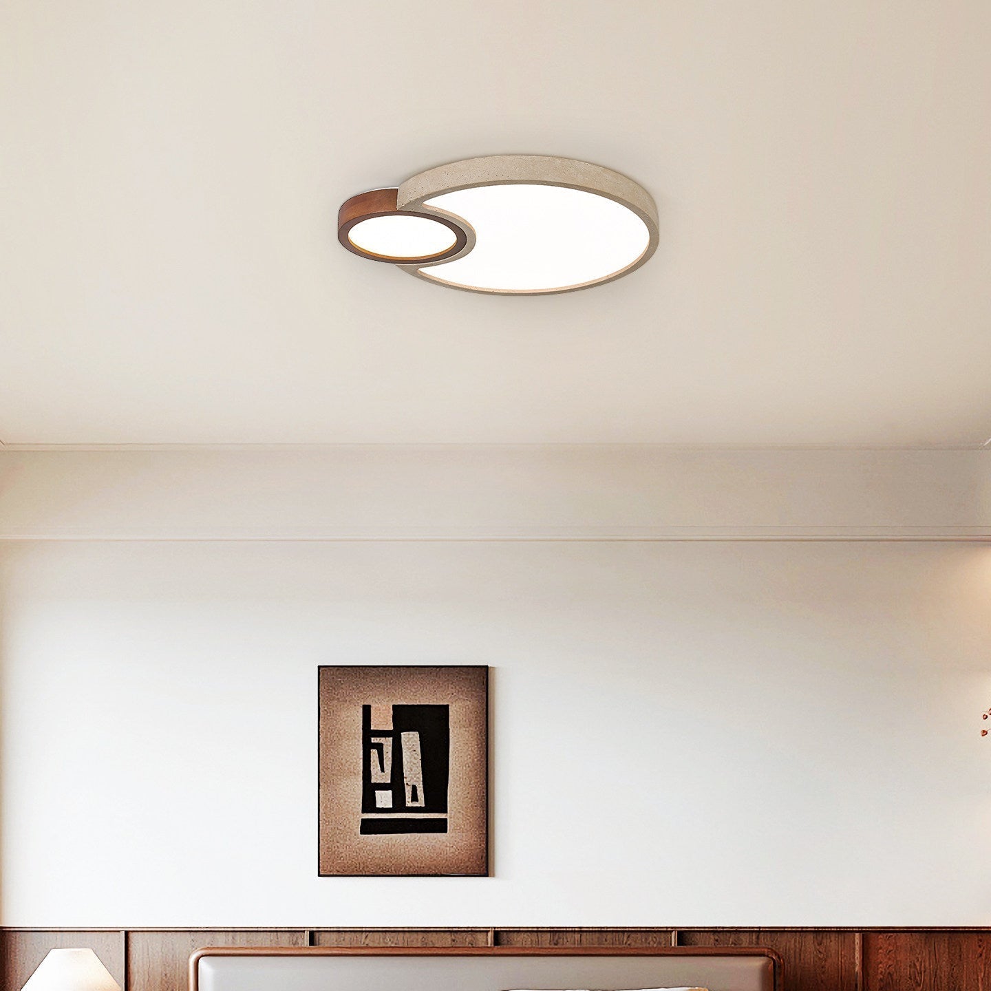 Torev Travertine Ceiling Light