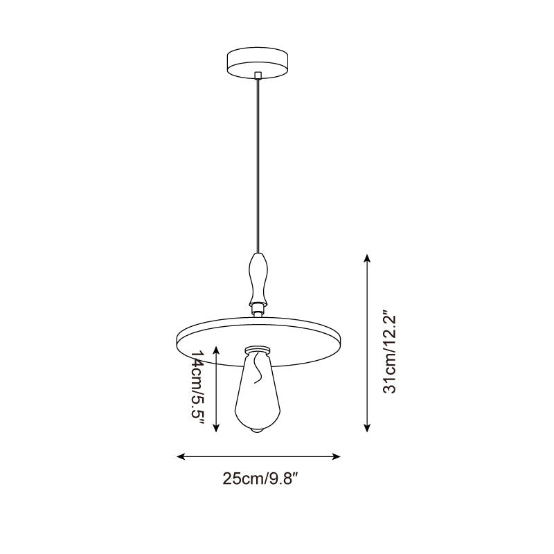 Eribes Natural Stone Pendant Light