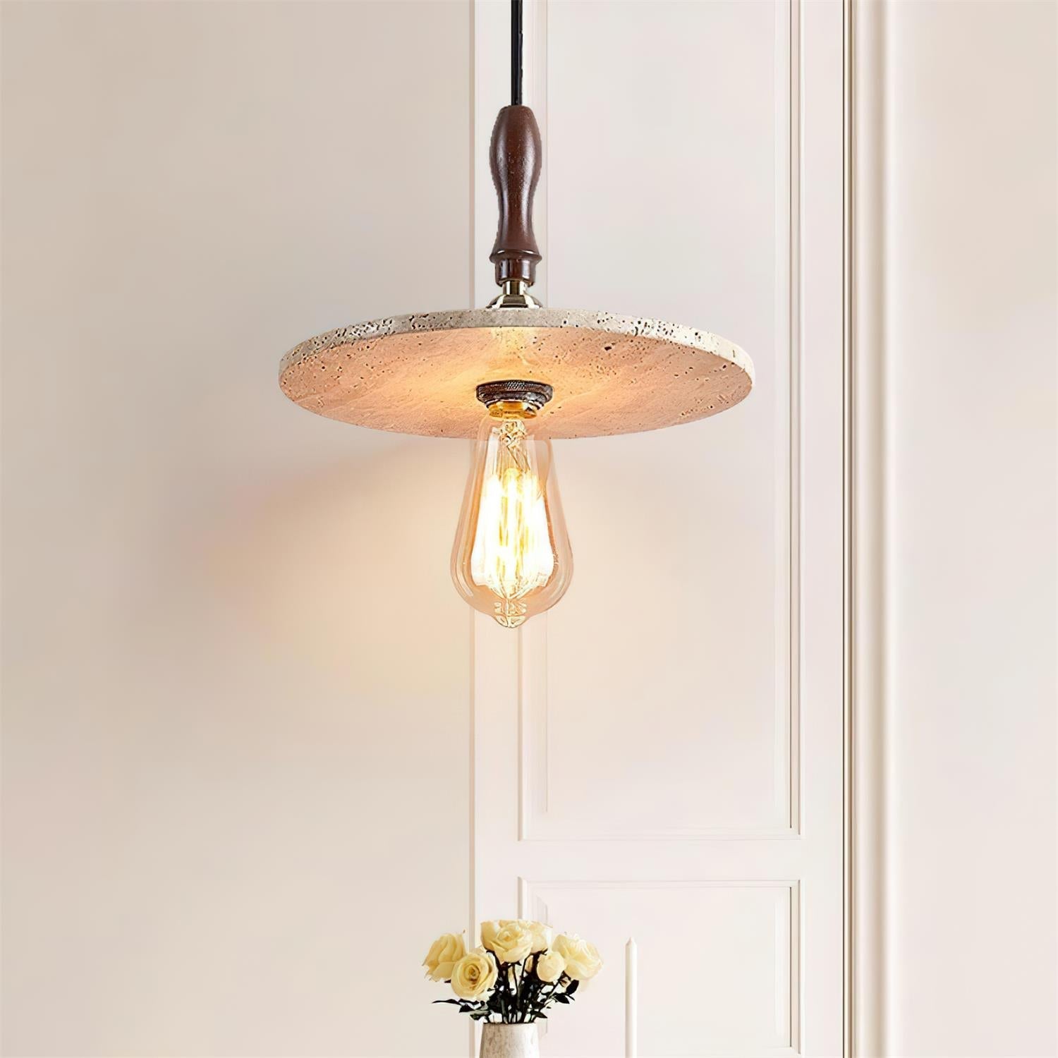 Eribes Natural Stone Pendant Light