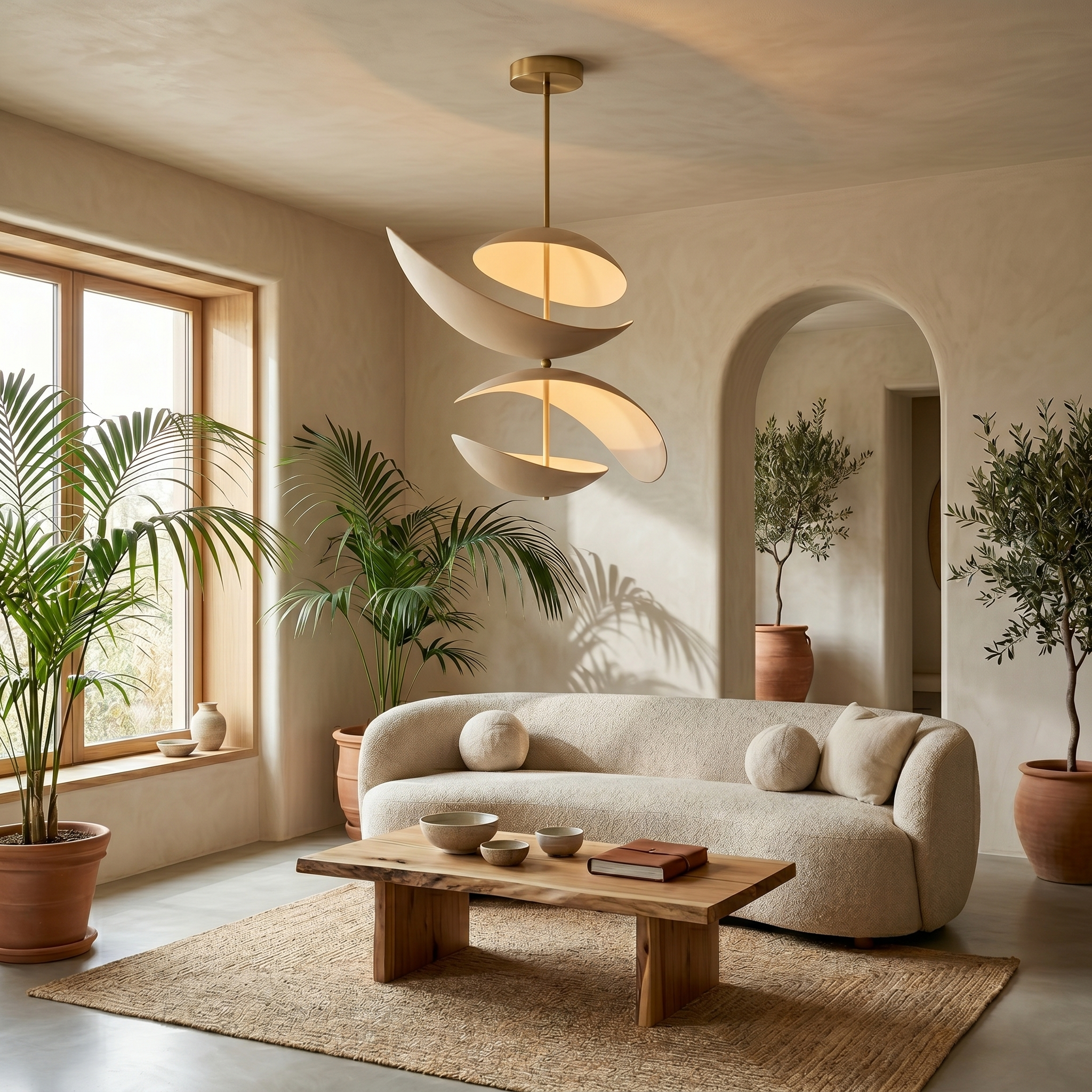 Loxey Sculptural Pendant Light
