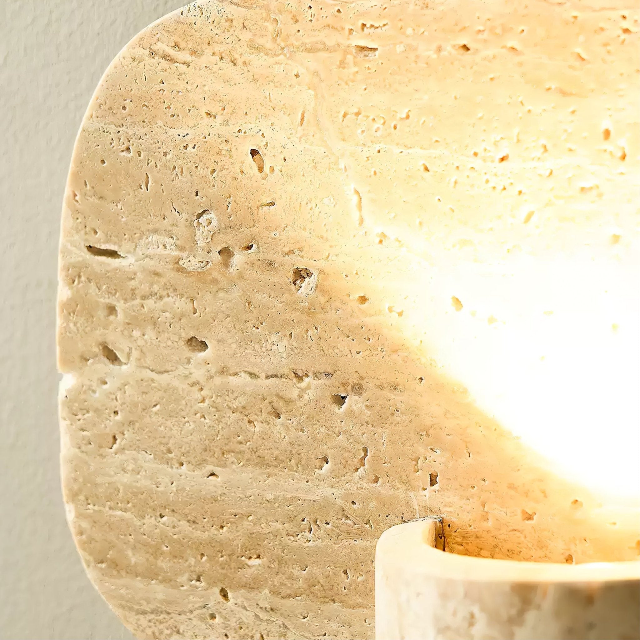 Cubone Natural Stone Wall Light